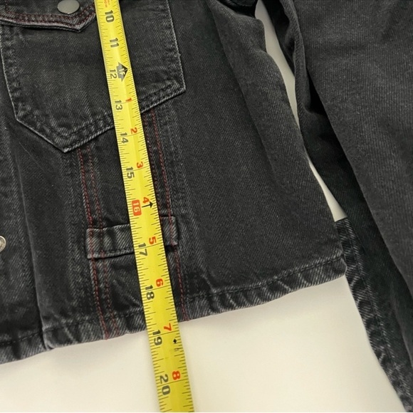 NWOT Free People Ruby Rebel Denim Black Jacket - Picture 14 of 14